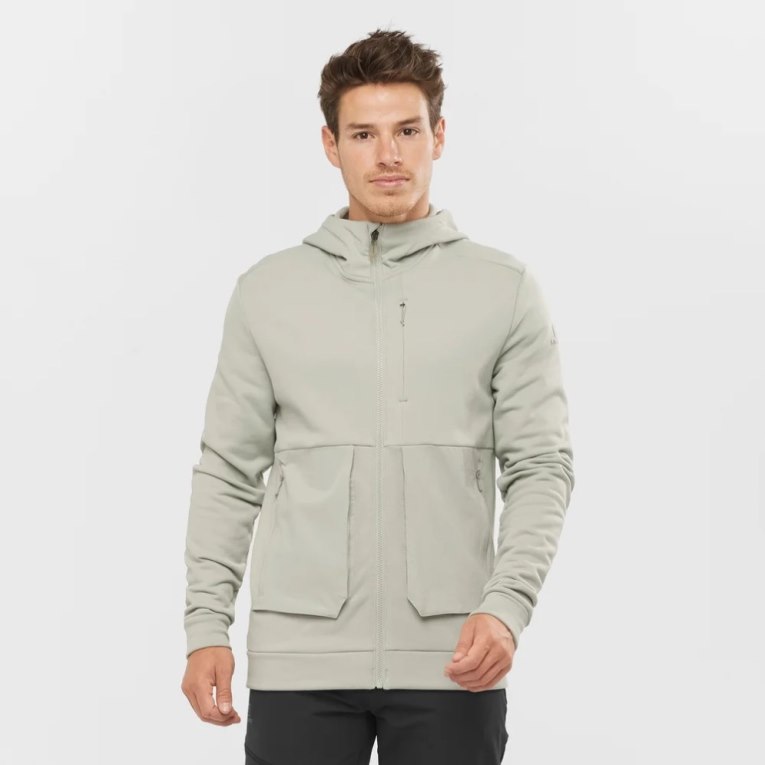 Casaco Salomon Essential Warm Fleece Masculino Menta | PT M95382